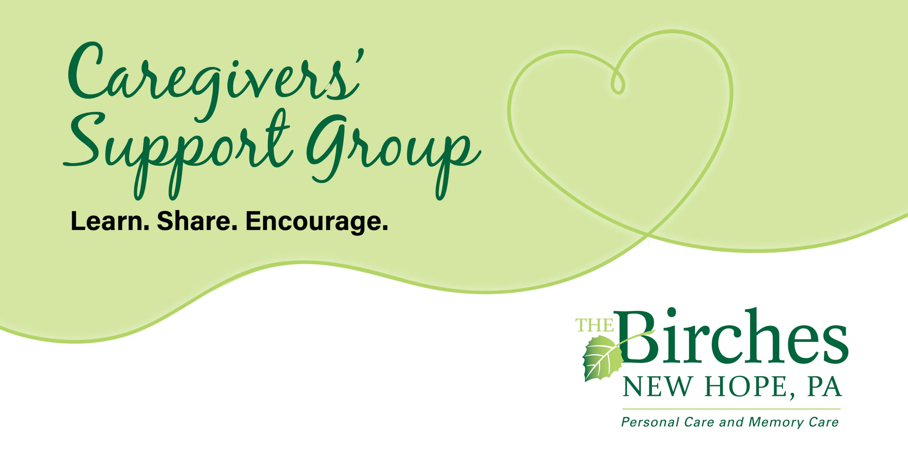 Caregivers' Support Group at The Birches