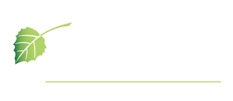 The Birches New Hope PA logo with leaf